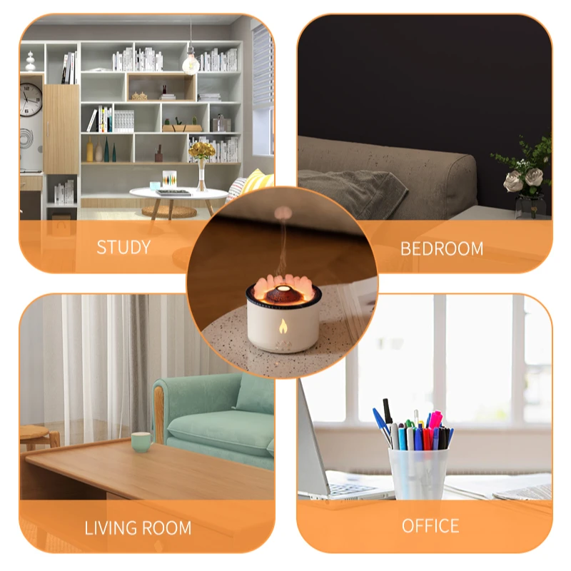 Women Christmas Gift Aroma Diffused 360Ml Air Blown Diffuser Cool Mist Facial moisturizing care Humidifier