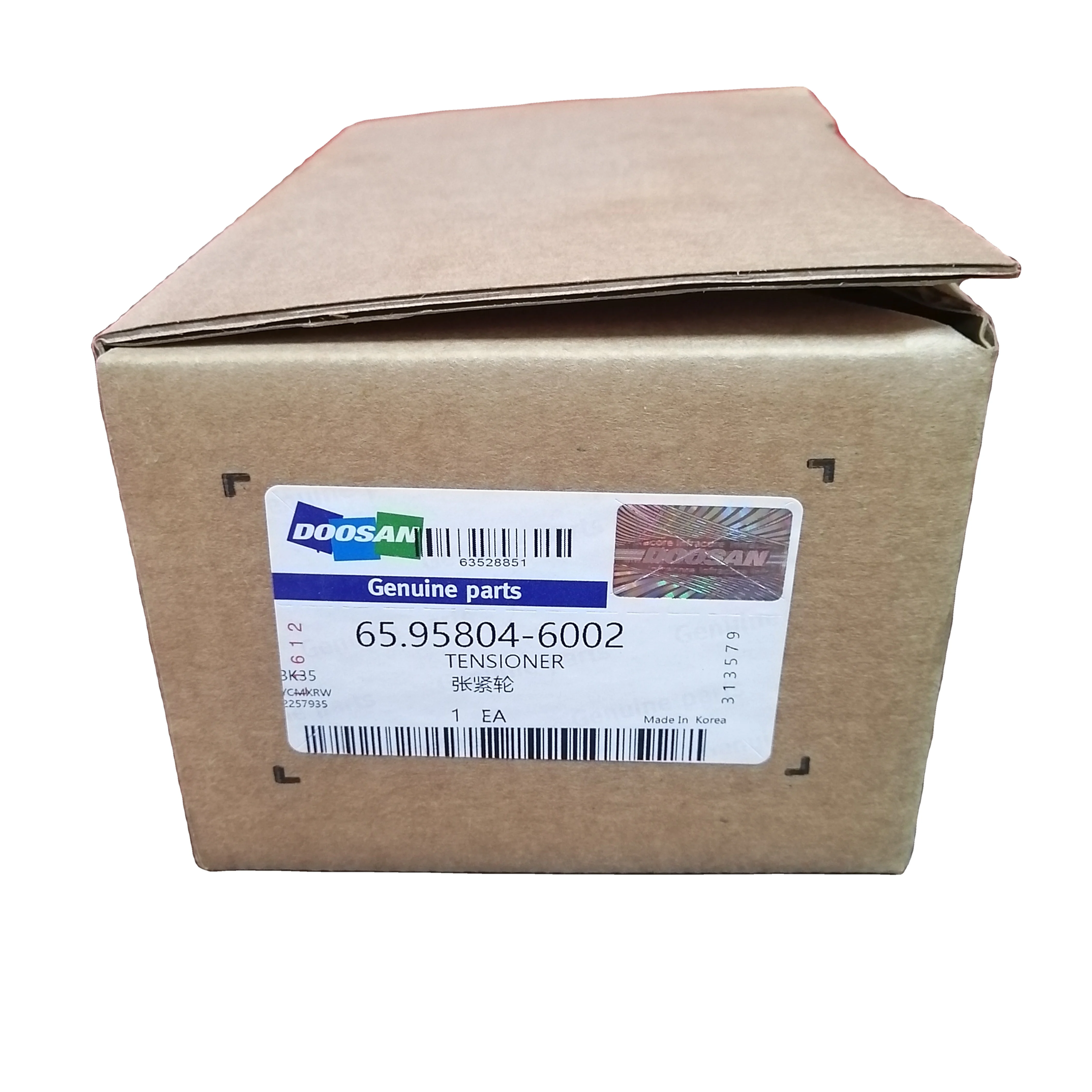 Двигатель DL08 для России, натяжитель ремня 65,95804-6002