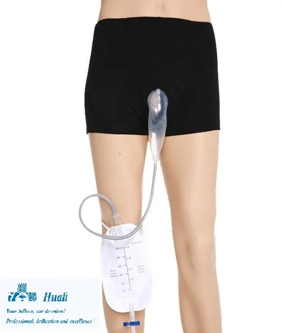 Reusable Men Urinary Receiver Urine Collector Kit Fixed Urine Catheter