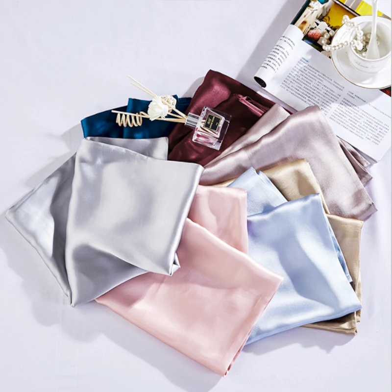 Factory Direct Sale 100% Mulberry Silk Fabric Plain Dyed Silk Jersey Knit Fabric