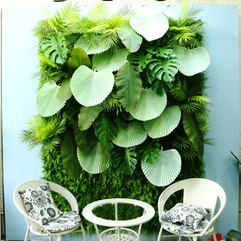 Anti-UV Plastic High Quality Artificial Hedge Boxwood Panels Green Plant Vertical Garden Wall For Indoor Outdoor Decoration