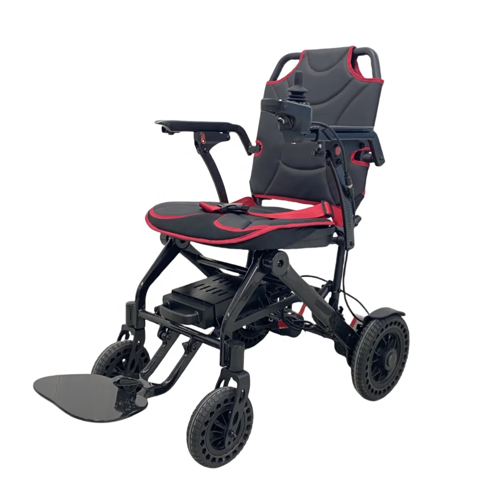 Good quality folding power wheelchair competitive price outdoor recovery treatment electric wheelchair
