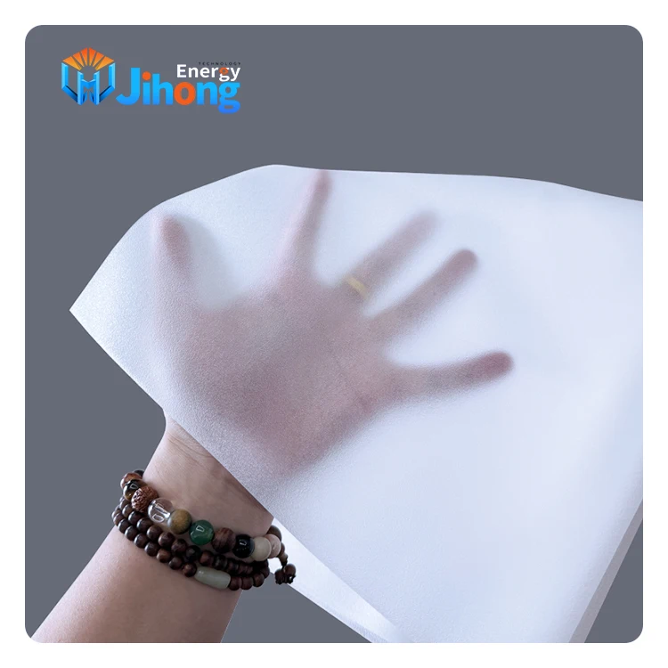 Customized Size Jihong Back Sheet Solar Panel Materials Eva Film Encapsulant Price for Laminated Glass
