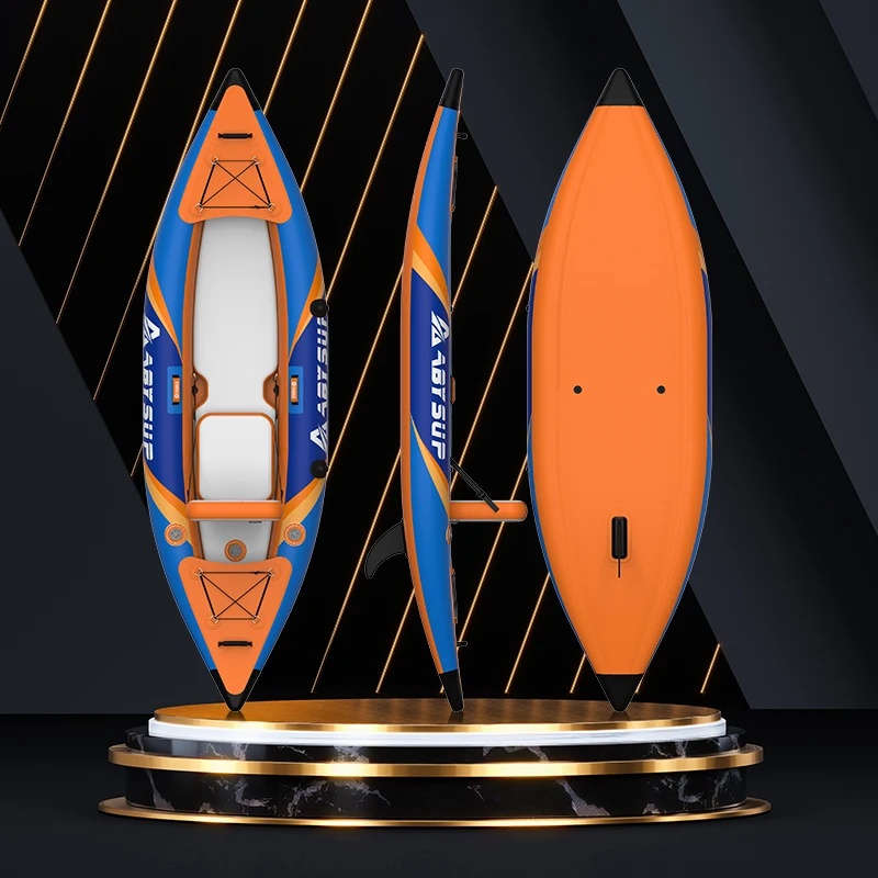 Wholesale Of New Canoe Boat Inflatable Kayak High Speed Pvc Inflatable Kayak Rowing Boat Rigid