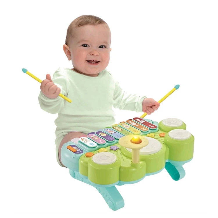 Attractive design Electronic Organ Children Educational Piano Keyboard Toy Drum Set Musical Xylophone Toy