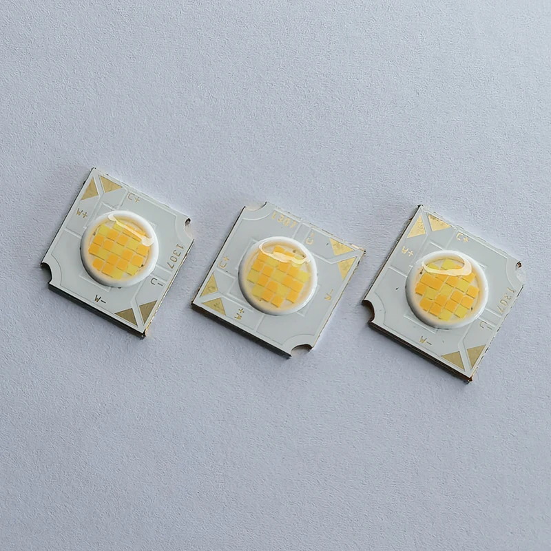 Двойной CCT 2700K + 6000K 2 в 1 на заказ 90Ra 12W двухцветный 1313 COB светодиодный чип
