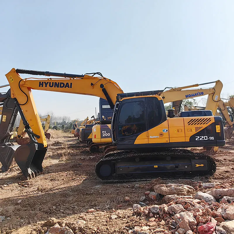 Korea Hyundai 220-9 Used crawler excavator Used Hyundai 215 225 305 second hand tracked medium excavator