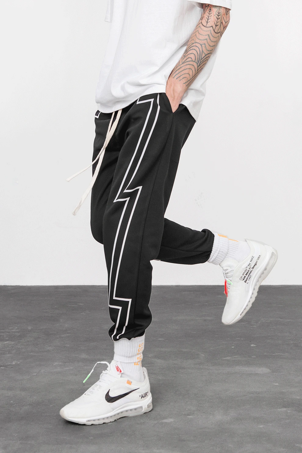 
2021 Wholesale High quality New Arrivals Fire Vintage Men Track Pants 