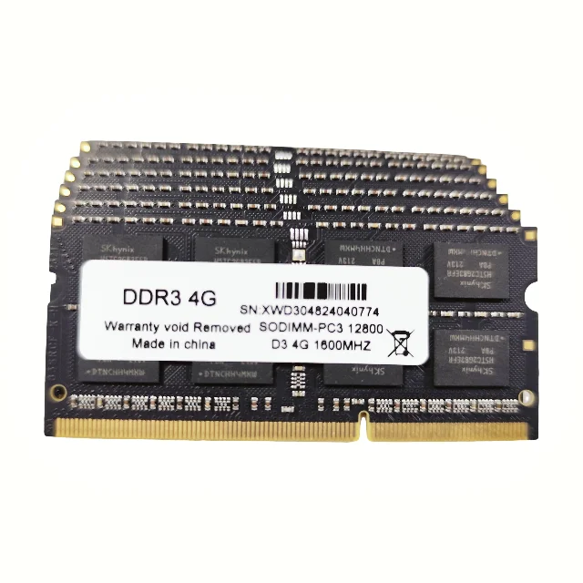 Laptop DDR3 4GB Memory  PC3L 12800 1600MHz 204 Pin Memory Module 4GB Ram Laptop DDR4