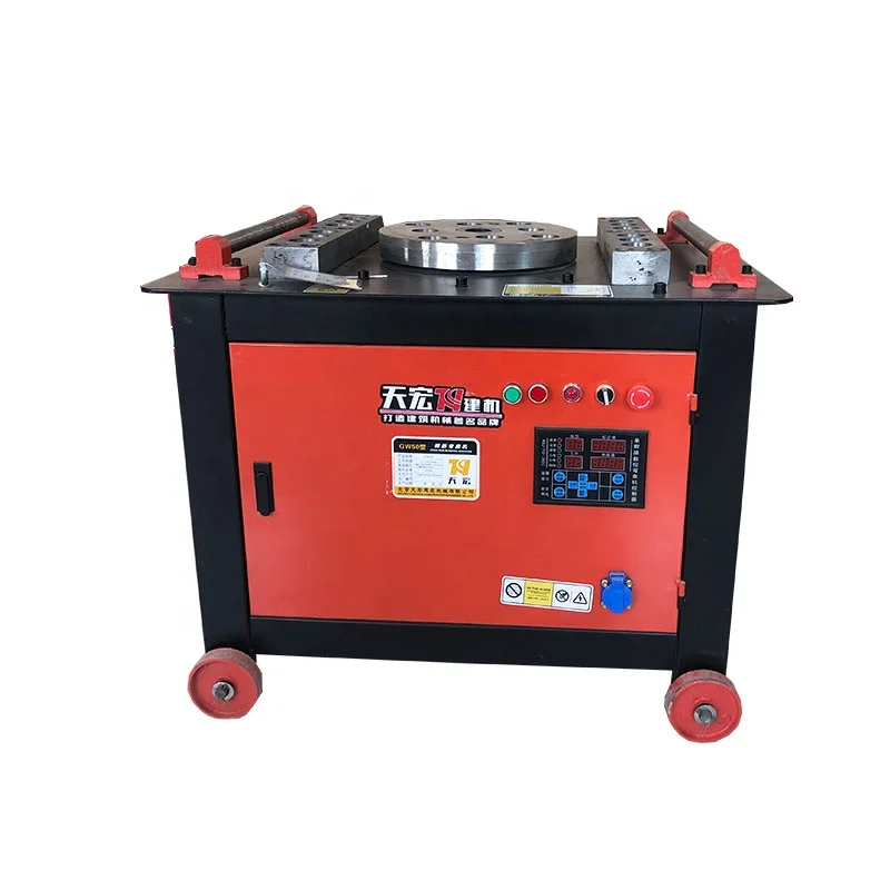 China Spare Part 45mm Diameter Steel Bender Bar Stirrup Machine Rebar Bender Steel Bar Bender Popular