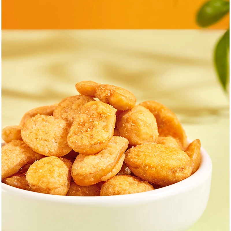 Китайская закуска в виде орехов, вкусная закуска в виде икры краба, Повседневная закуска, вкусная широкая фасоль, 200 г