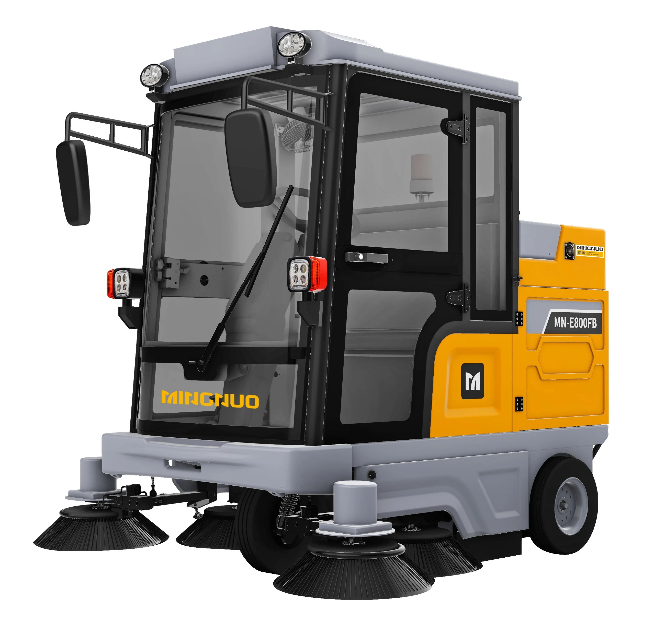 MN-E800FB закрытый подметально-уборочная машина для очистки дорог грузовик взлетно-посадочной полосы аэропорта на подметально-уборочную дорожную машину