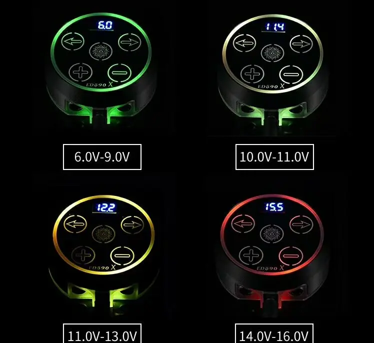 
2019 hurricane new ED590 series digital tattoo power supply set 