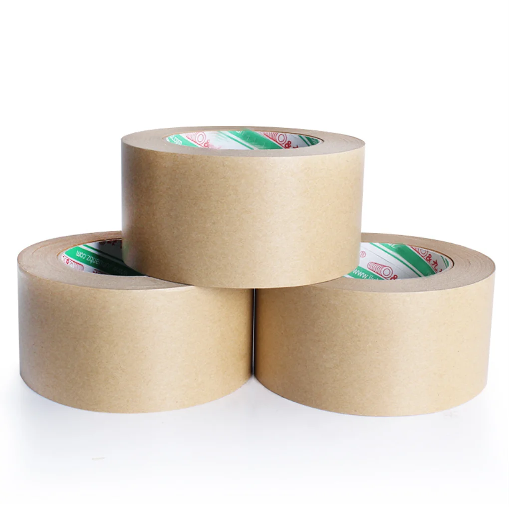 Thicker ECO Friendly Kraft Paper Tape with Strong Self Adhesive Carton Packing tape