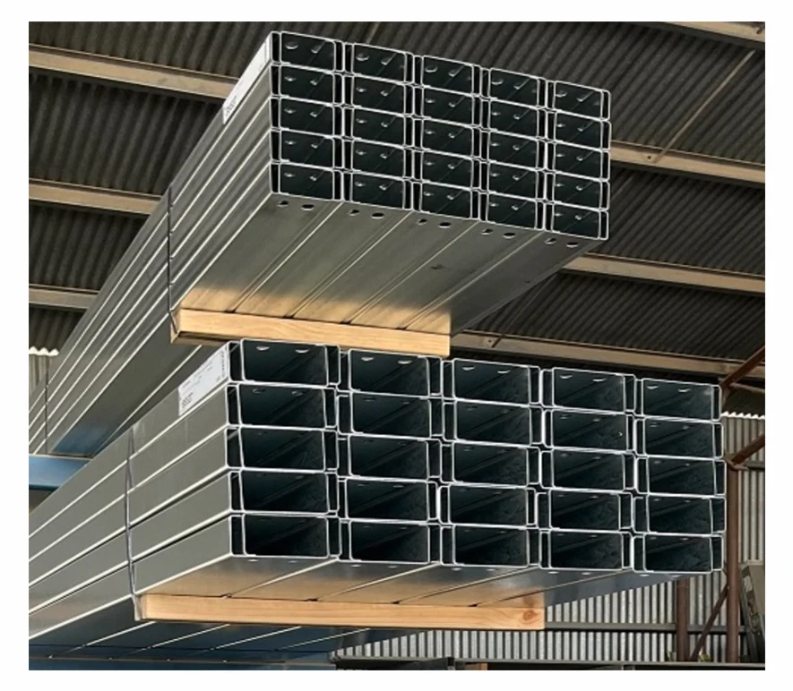 Customized 3mm Galvanized Steel Purlins for Industrial Use Key Component in Steel Structure Buildings