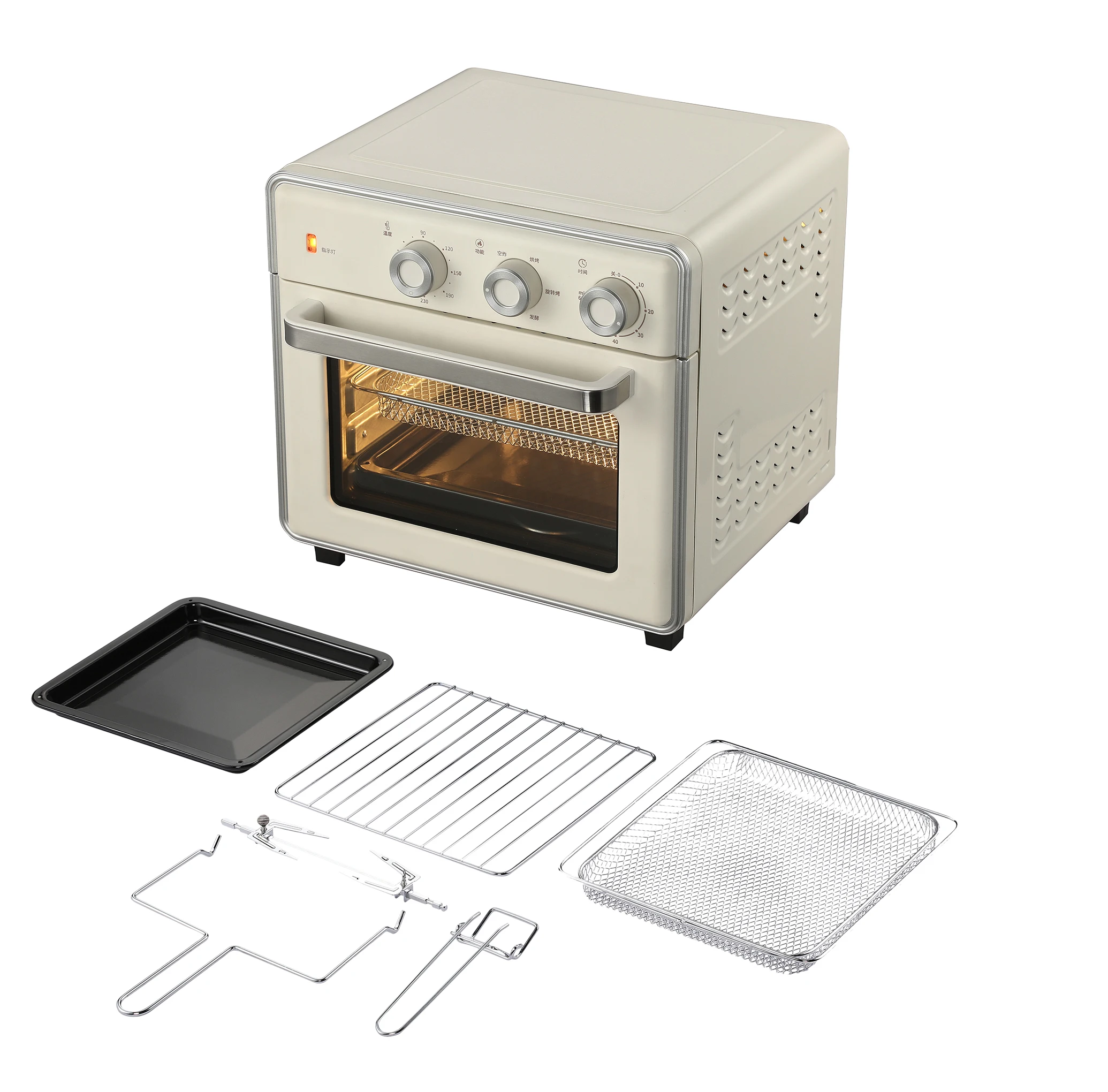 20L 1400W new product air fryer toaster oven with CE ETL approved