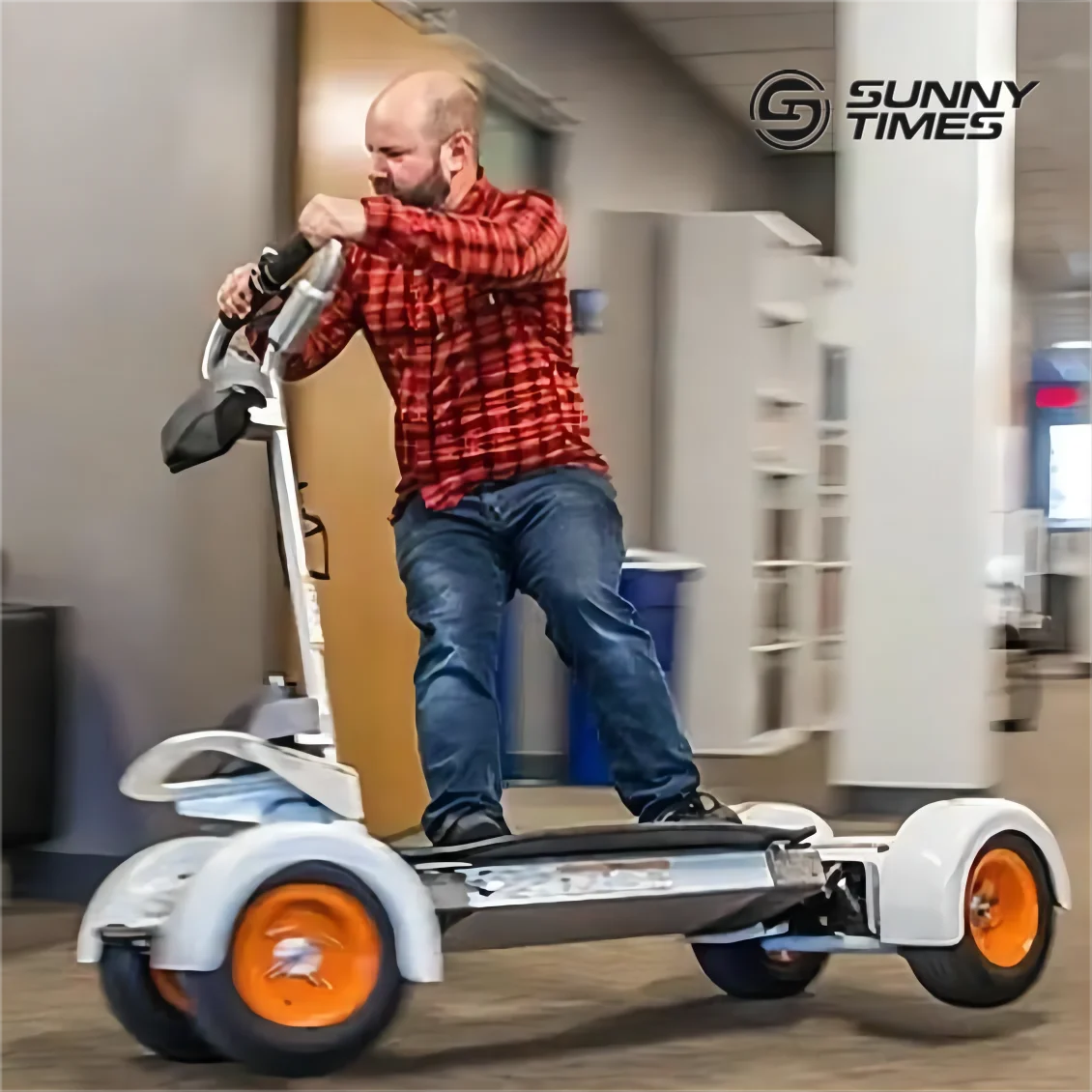 USA stock Direct Supply 1600W 60V Electric Golf Cart Skateboard 10.5 inch Tire Four Wheels Golf Resort Board