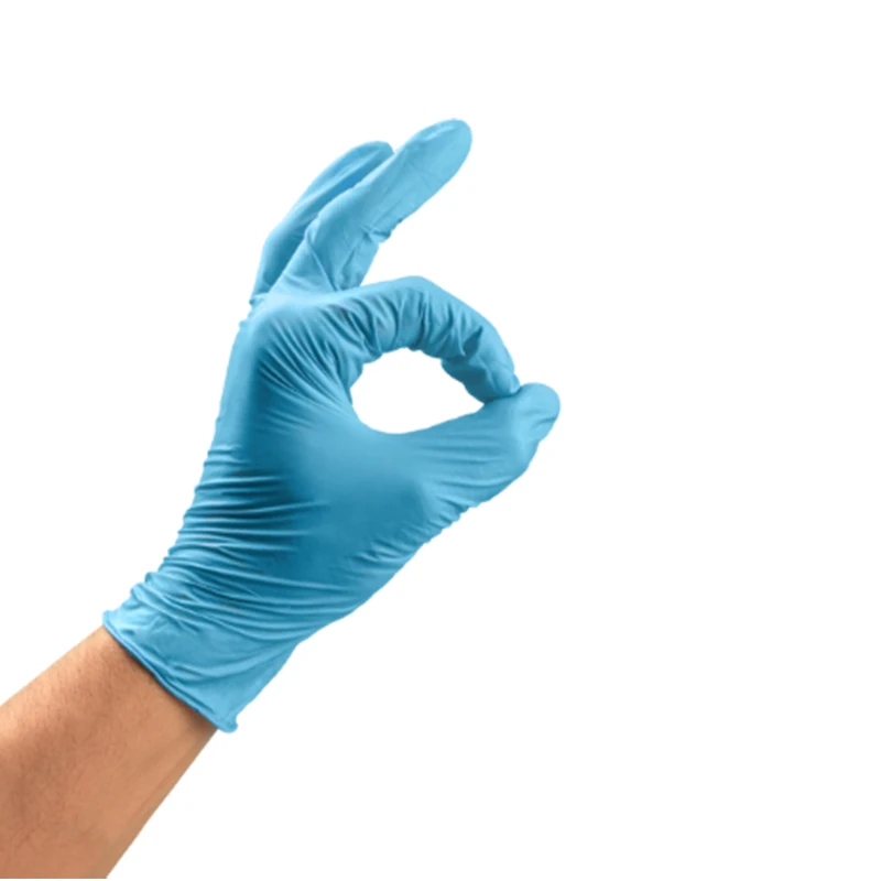 wholesale 6mil black nitrile gloves disposable tattoo gloves black nitrile in medical  in 2024