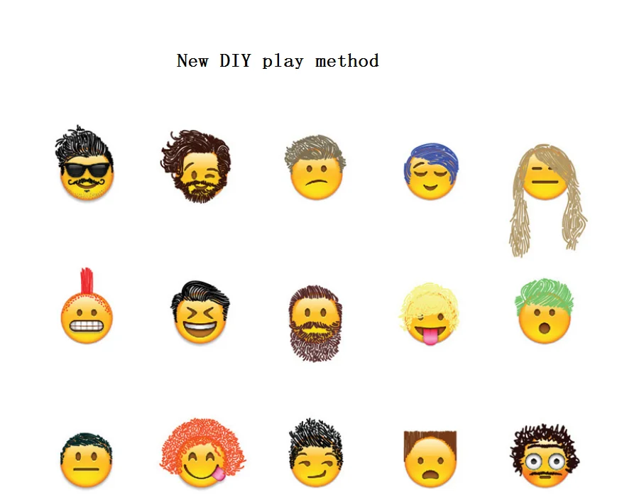 Прозрачные печатные эмотиконы, 12 шт. в одной упаковке, рекламные книги для детей, наклейки-эмотиконы с улыбкой