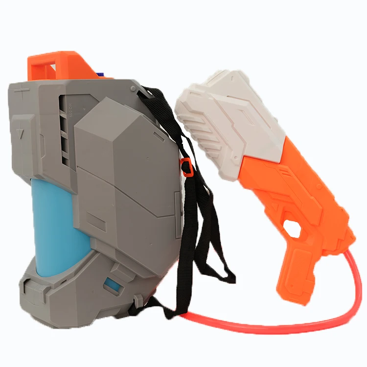 Children summer adult summer design plastic large jet backpack children gun shooting water unique water gun beach toys for child