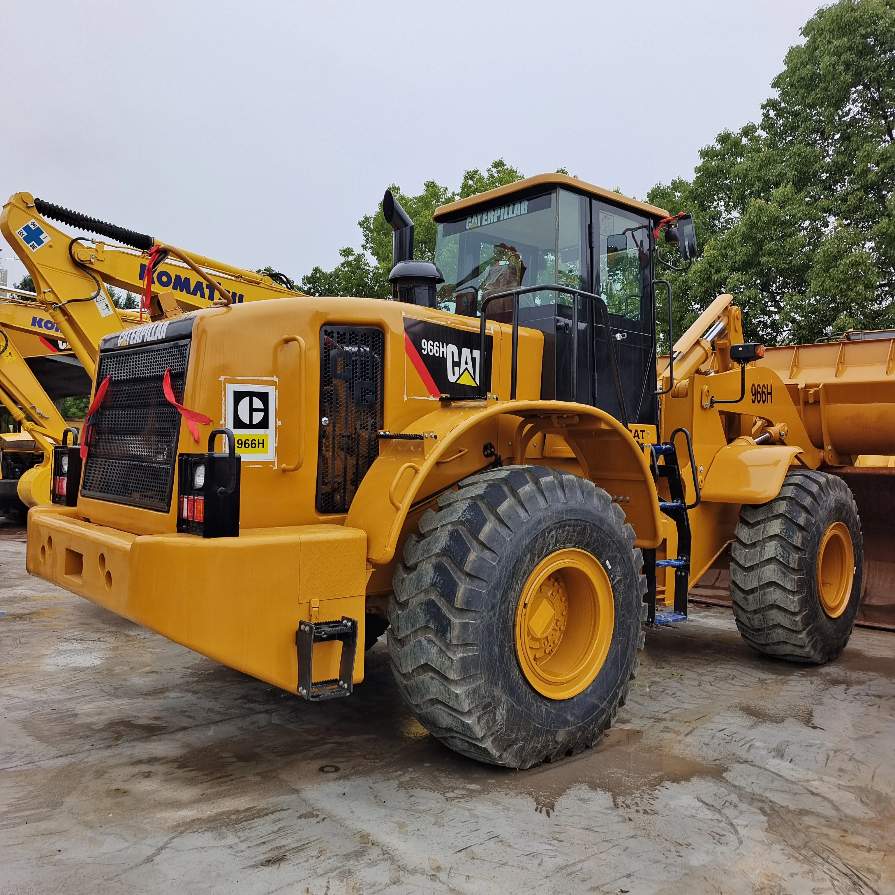 Колёсный погрузчик caterpillar 966H с кошачьим 3306 фронтальные погрузчики грузоподъемность 5 т строительное оборудование тяжелые машины мощные 966