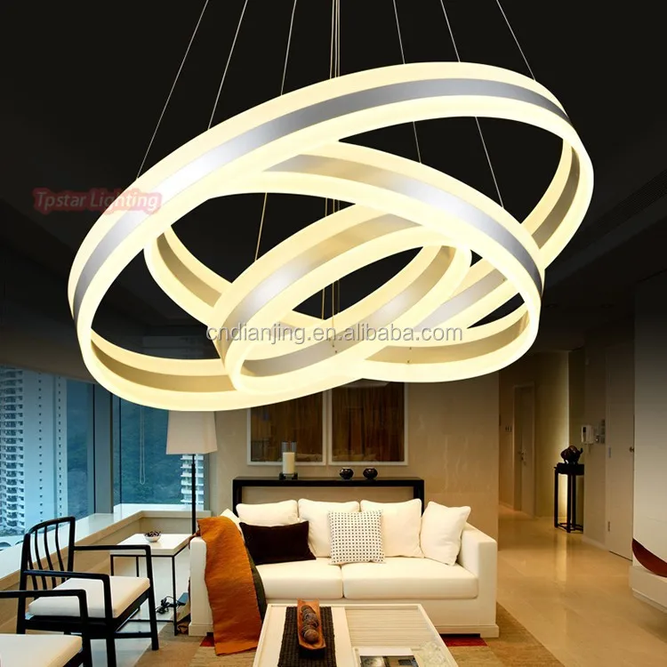 Luxury dubai restaurantand house interior acrylic pendant light