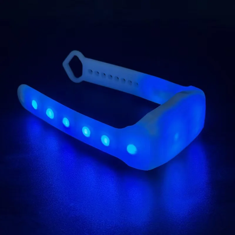 OEM Hot Selling Led Flashing Bracelet Music Sound Activated Led Luminous Bracelet Light Up Led Wristbands For Concert Party