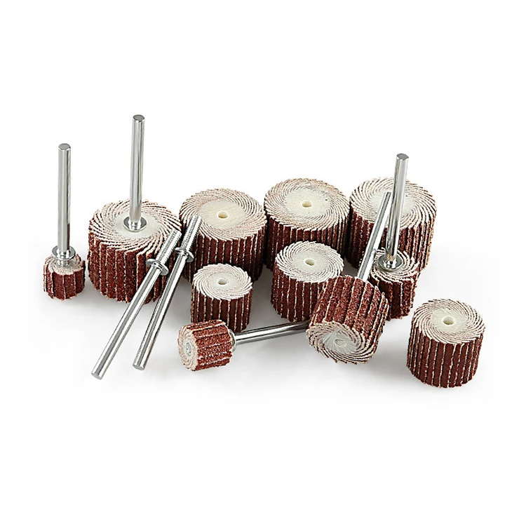 Sanding Wheel Sandpaper Flap Polishing Wheels Sanding Disc 8/10/12/15/20mm Shutter Polishing Wheel For Rotary Tool