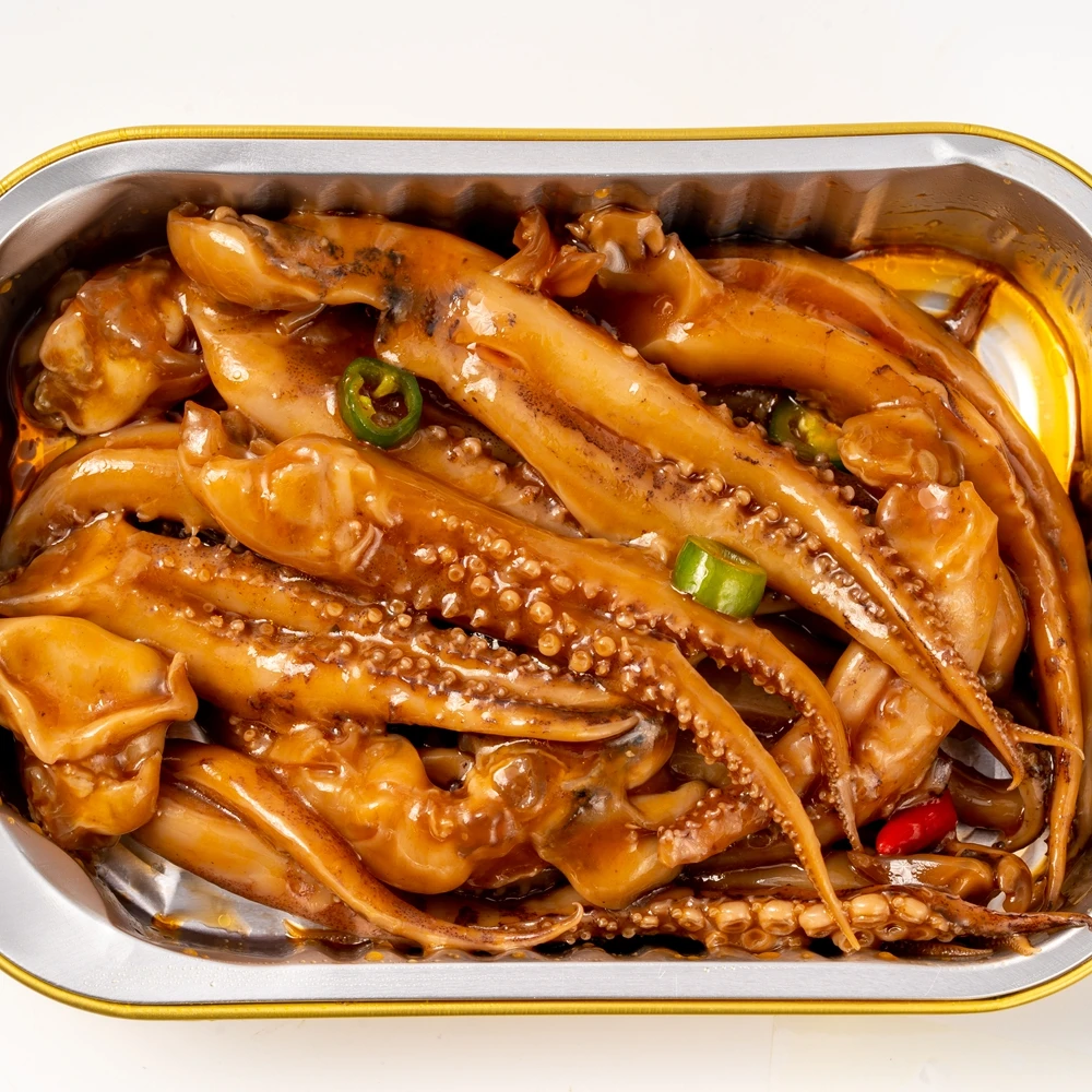 Дешевые сделано в Китае каждый случай вкусные блюда из морепродуктов приготовленные маринованные щупальца кальмара