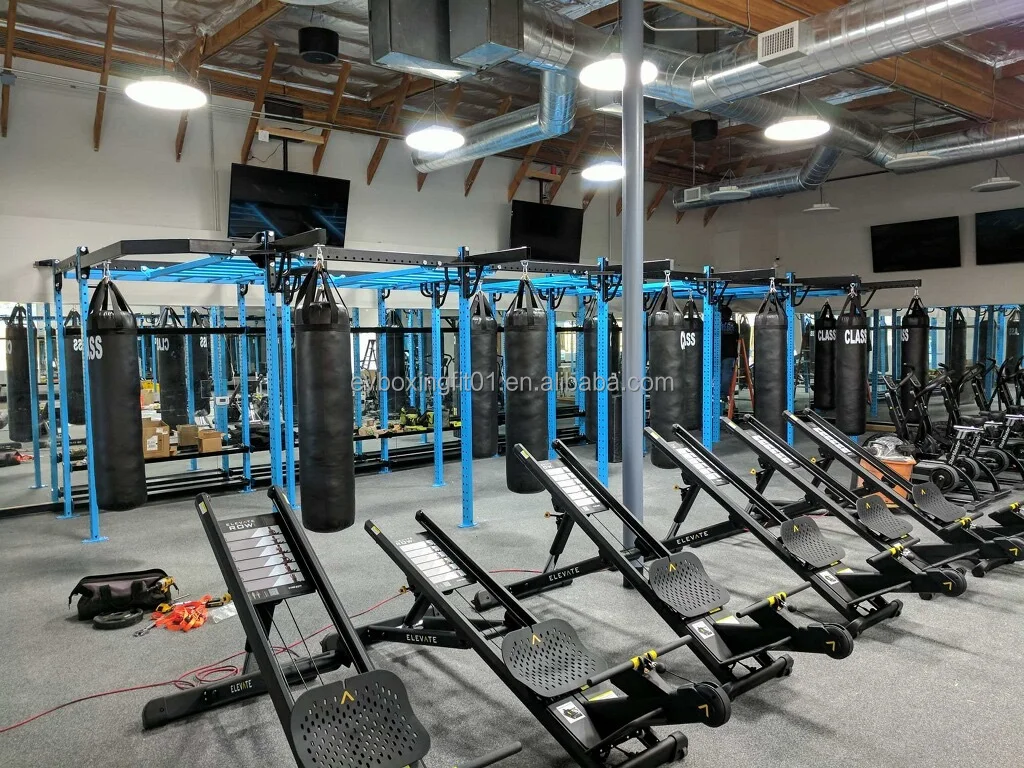 5 Station Multi Functional Crossover Machine Trainer Gym Home Fitness Equipment