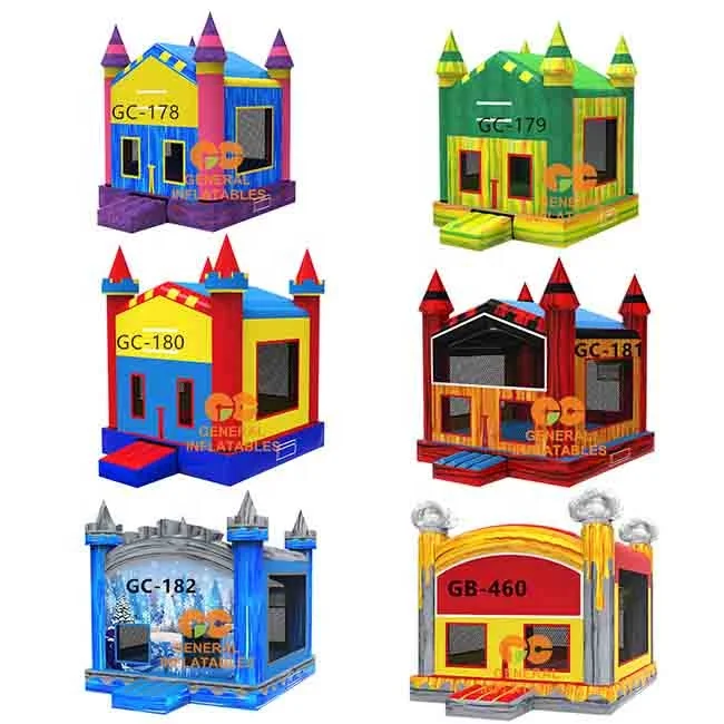 New custom wholesale children adult commercial sport jungle unicorn inflatable bouncer bounce house jump princess bouncy castle