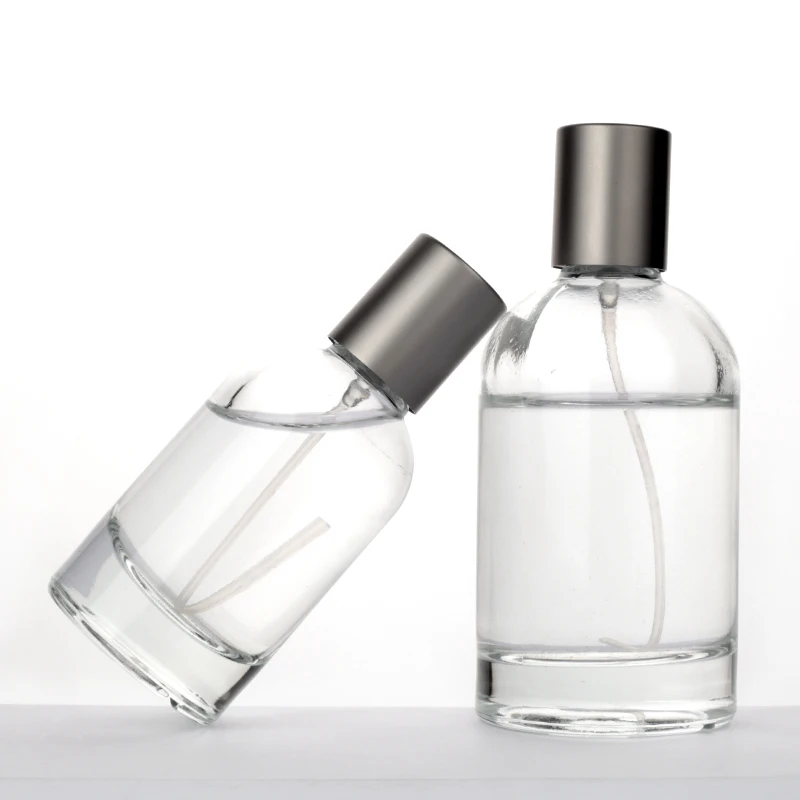 DAS New Design Cologne Bottles For Men Round Glass Spray Bottle Perfume 30 ml 50 ml 100 ml With Metal Cap