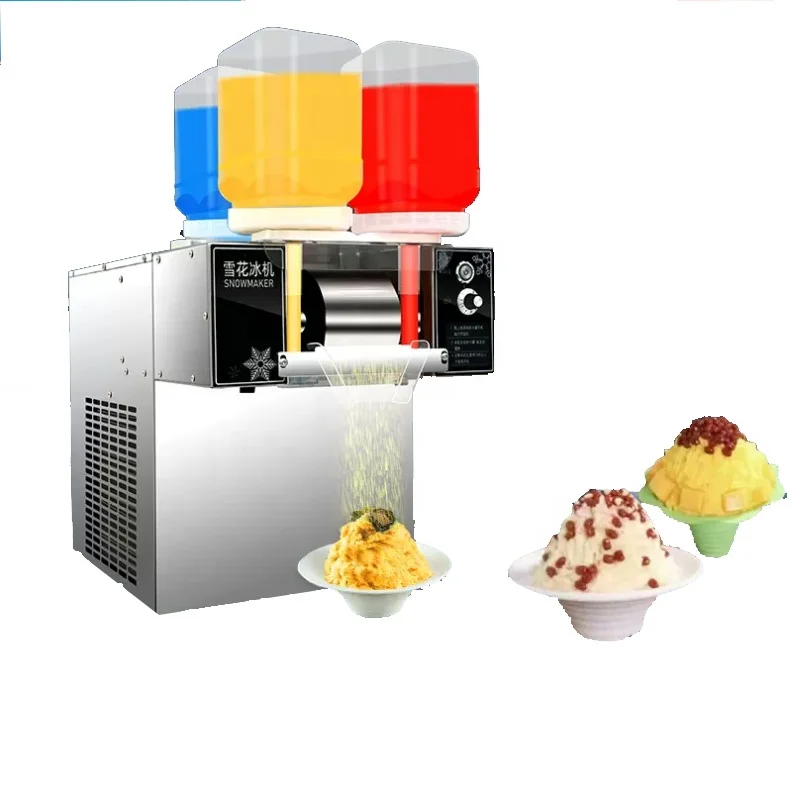 snow maker machine ice crusher snow flake ice machine automatic small Korean bingsu machine snow ice maker for sale
