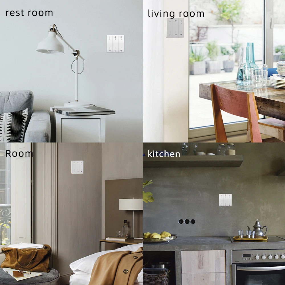 Панель регулировки яркости для умного дома Zigbee осветительный прибор с 6 регулируемыми осветительными