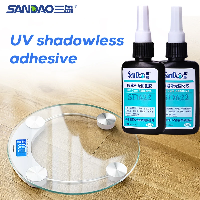 High Transparent SD622 New Products Diamond Glass Repair UV Glue Curing Adhesive Resin Clear