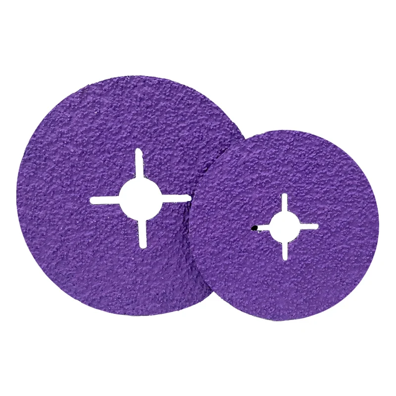 FM Premium Quality Ceramic Polishing Round Resin Sanding Fibre Disc  For Angle Grinder Clamped