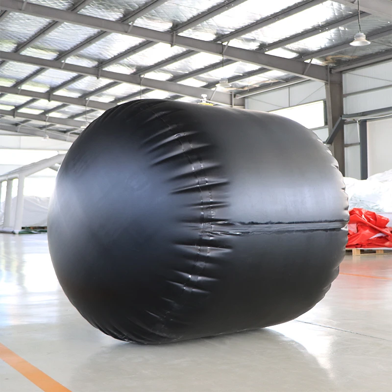 Factory Customized Welding Pvc Coated Fabric Marine Salvage Elongated Buoys Pontoon Float Tube Lift Bags For Underwater Works