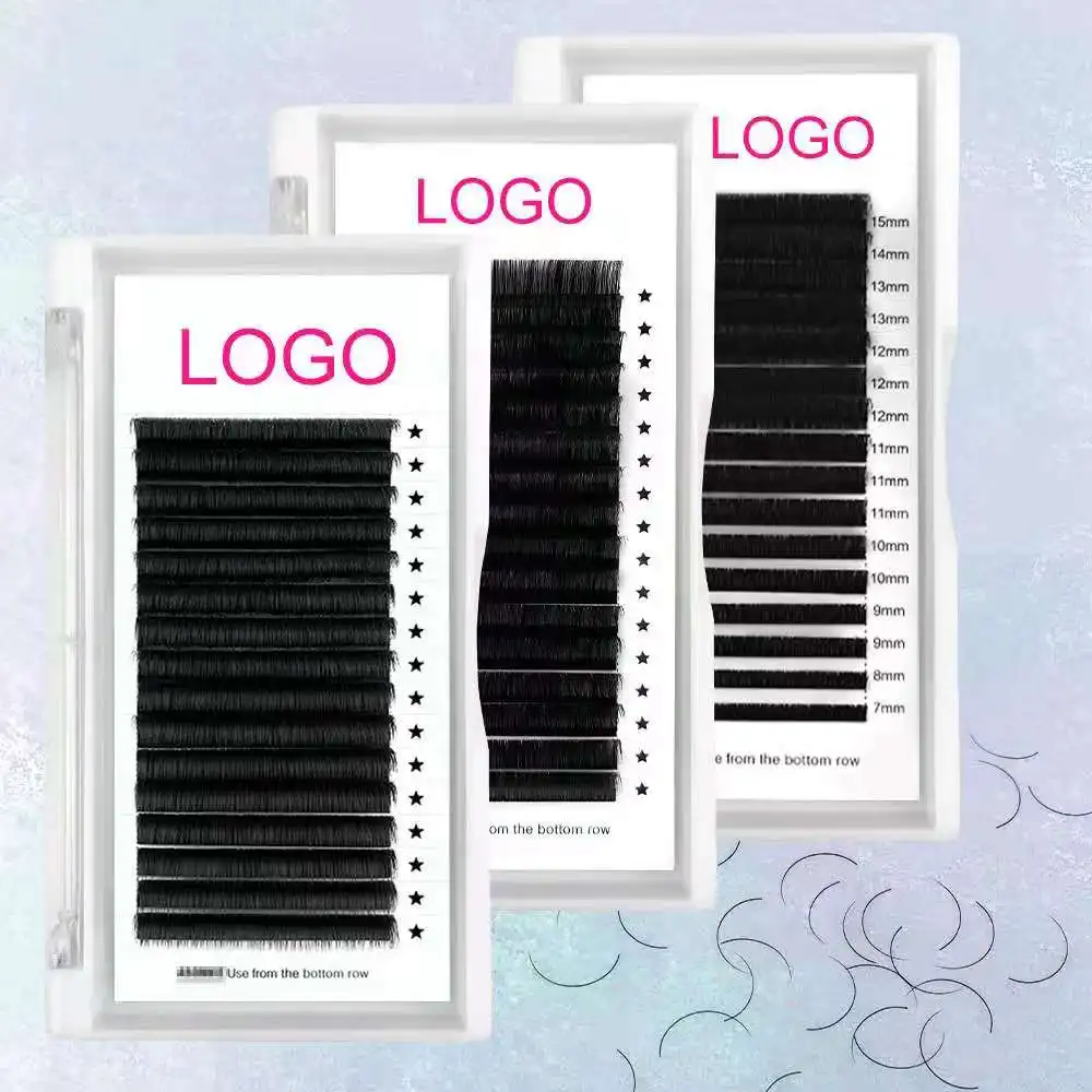 Korea supplies wholesale lovely synthetic mink individual eyelash extensions OEM ODM Vietnam factory direct price