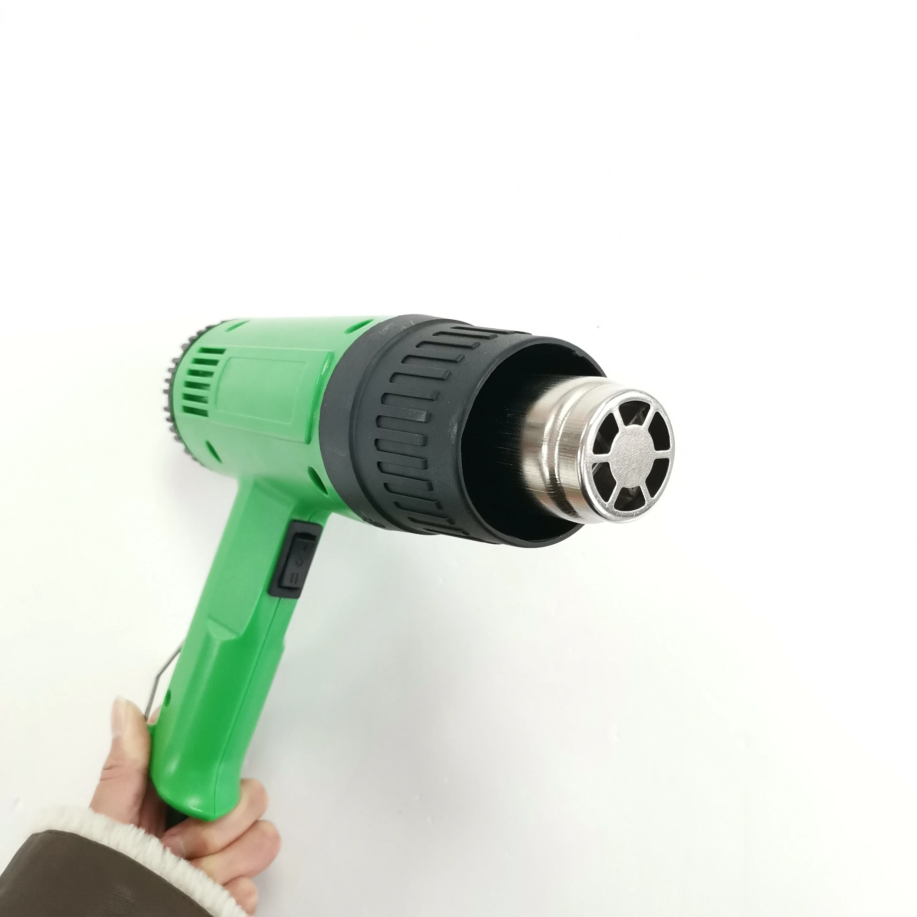 Maquina de pistola de calor con soplador de aire caliente retractil de 1500W