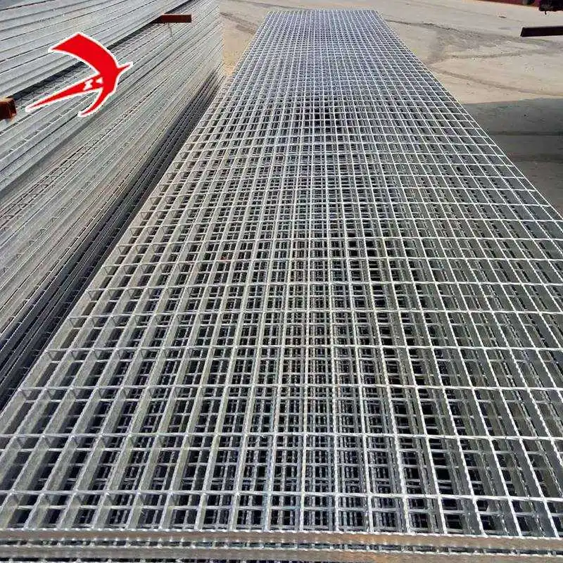Galvanized floor steel grill stainless steel open mesh flooring gutter grating