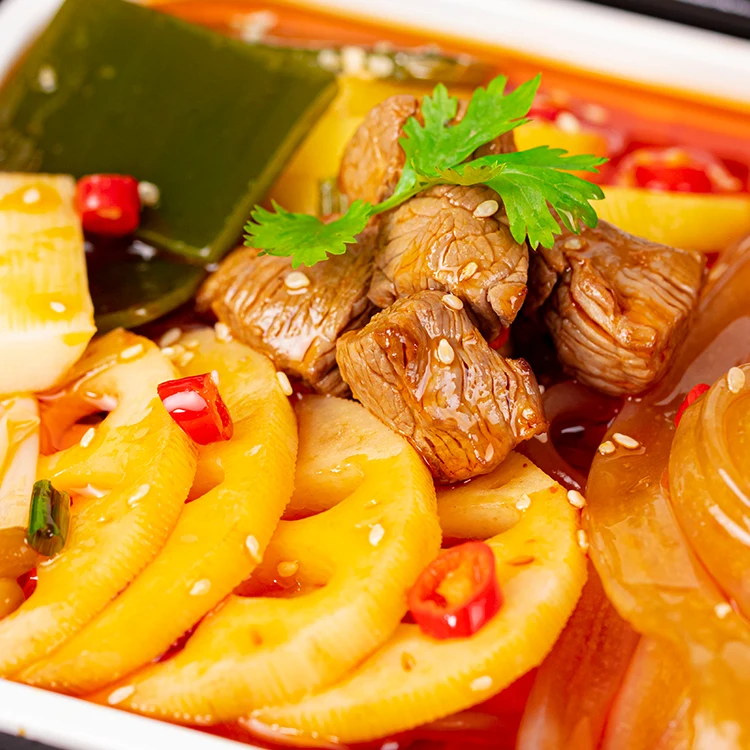 
Spicy Selfheating Meat Hotpot 335g Instant Beef Hotpot For Overtime 