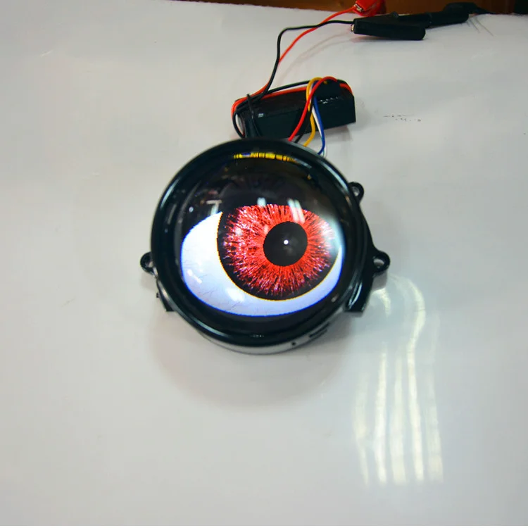 HearxinLED Demon Eyes Led Headlights Lens 3.0 Inch Bi Led Projector Car Bulbs Eagle Eye Light Car Light Accessories