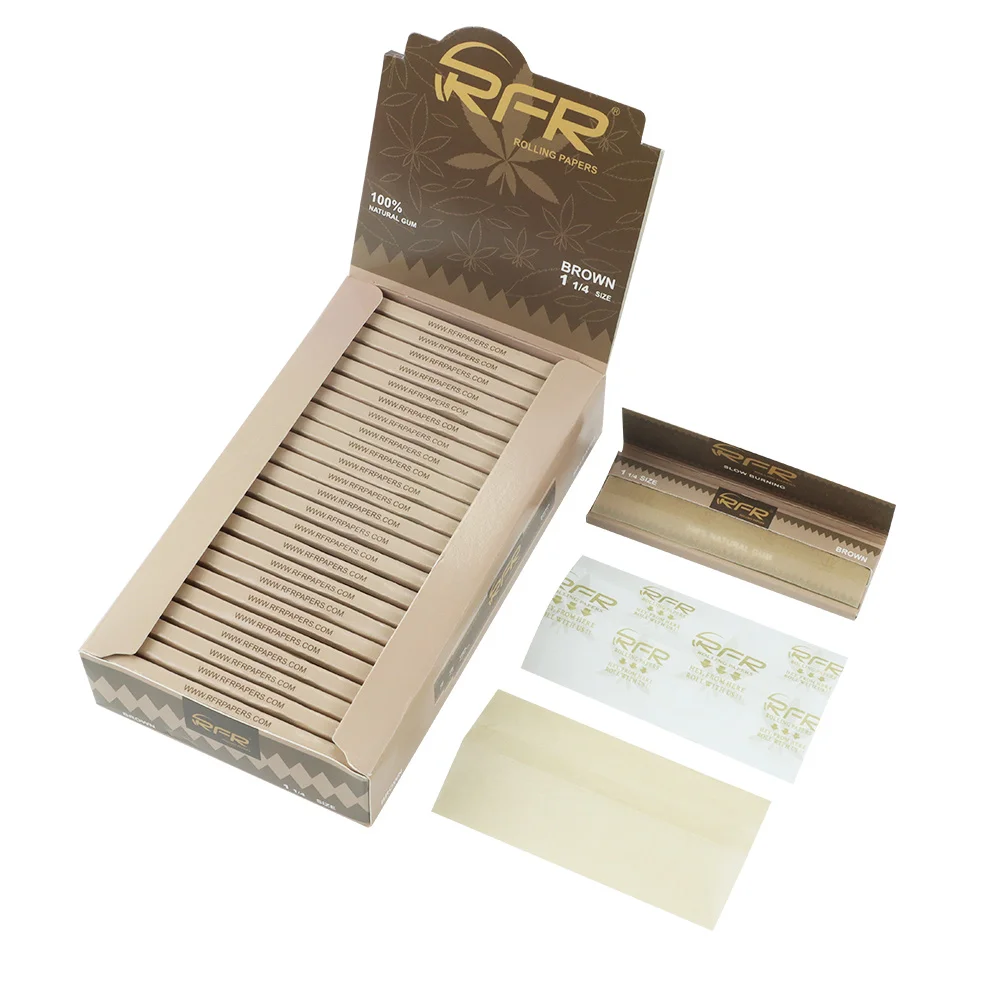 1 1/4 Unbleached Rolling Paper, Natural Organic Slow Burning Smoking Rolling Paper King Size