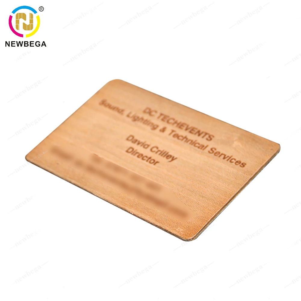  TK4100/EM4100 чип с штрих-кодом RFID Экологичная NFC Деревянная
