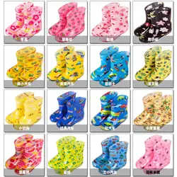 Японские детские дождевые ботинки, Нескользящие Детские дождевые ботинки, Всесезонная водонепроницаемая обувь, нескользящая детская дождевая обувь