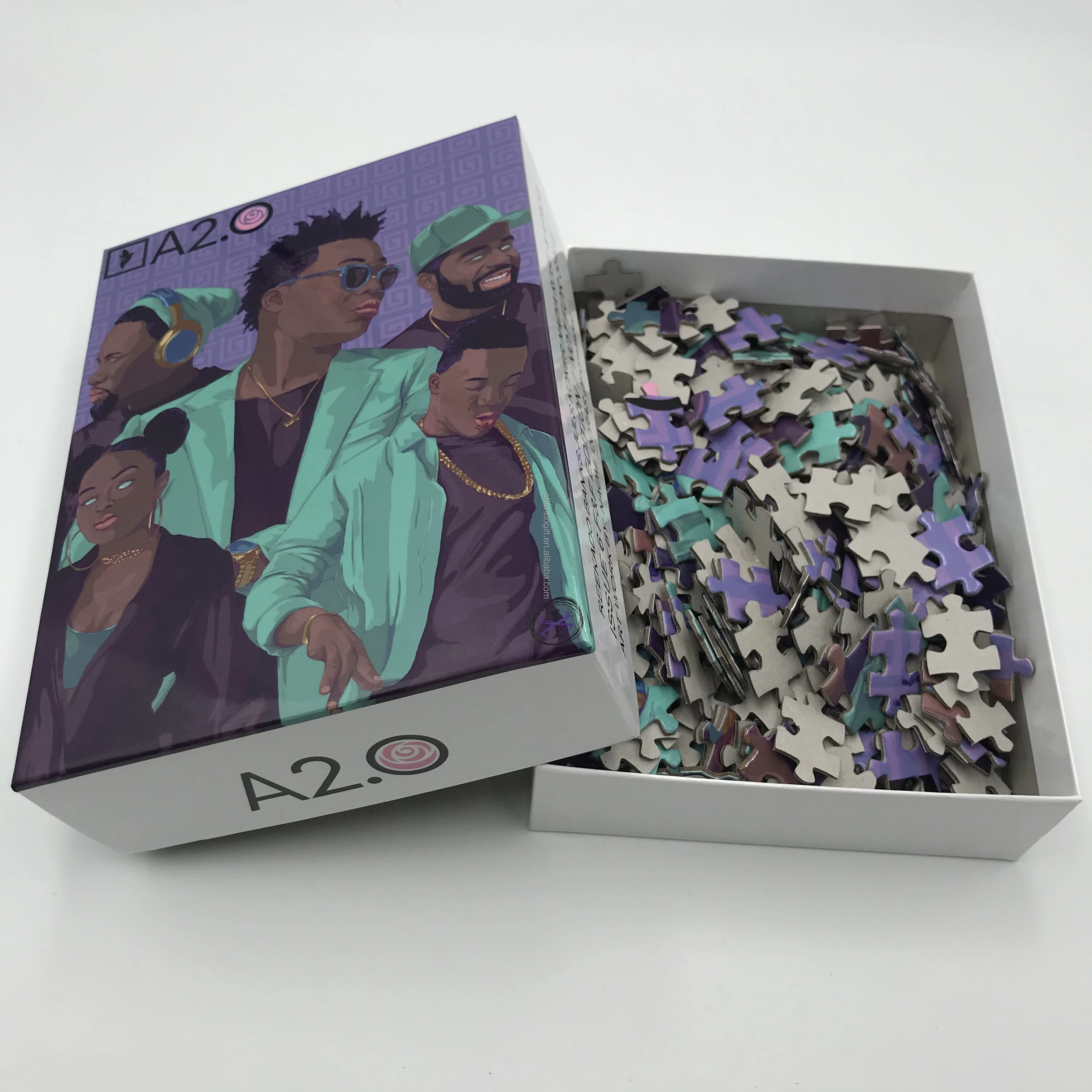 Customize design child paper jigsaw puzzle 50 pieces,100pieces,500 pieces,1000 pieces adult paper puzzle game