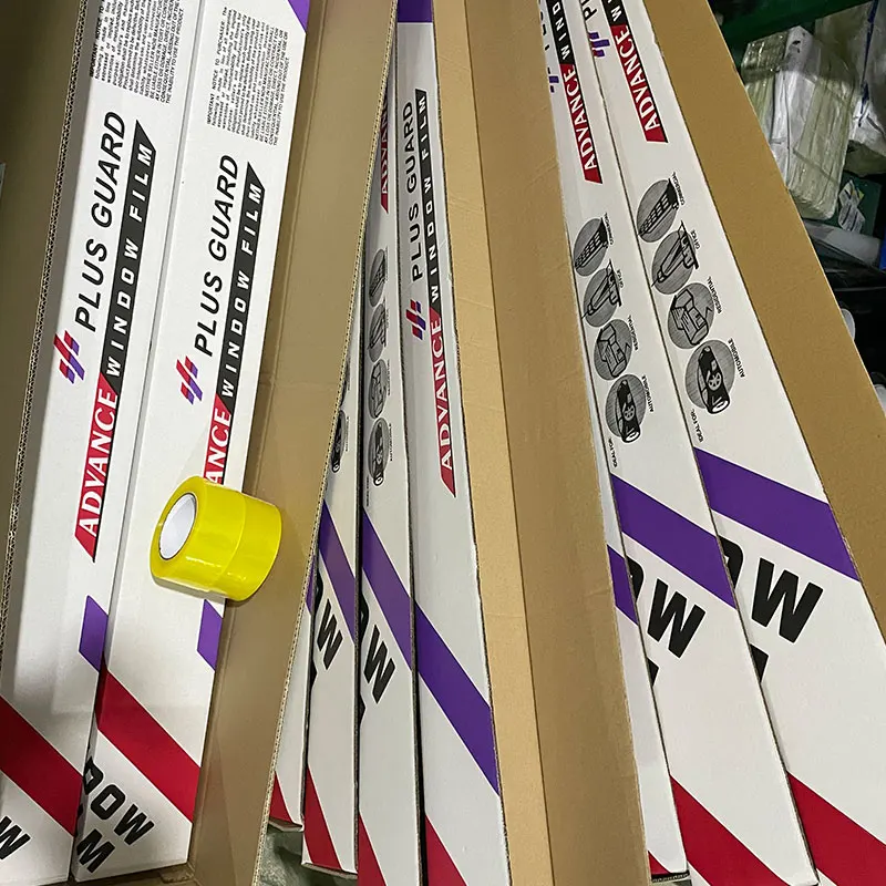 4 Mil Security Window Clear Safety Film 1.52*30m Roll for reduce the damage