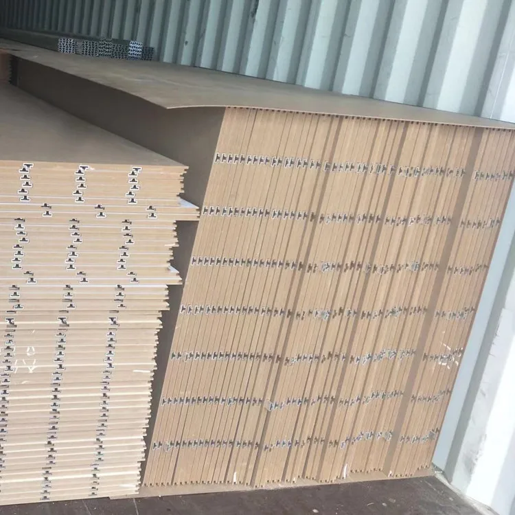 White Melamine Mdf Board Grooved Laminated Slotted Melamine Wall Panel For Hotel And Mall