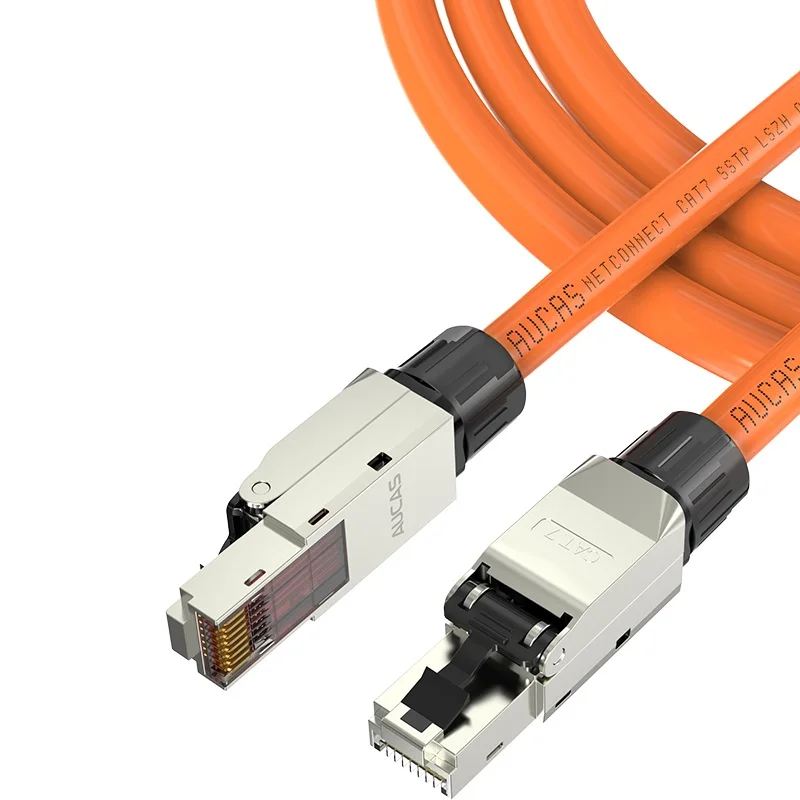Factory Direct Shielded Network Patch Cord Cat 7 RJ45 Modular Plug SFTP Ethernet Cable