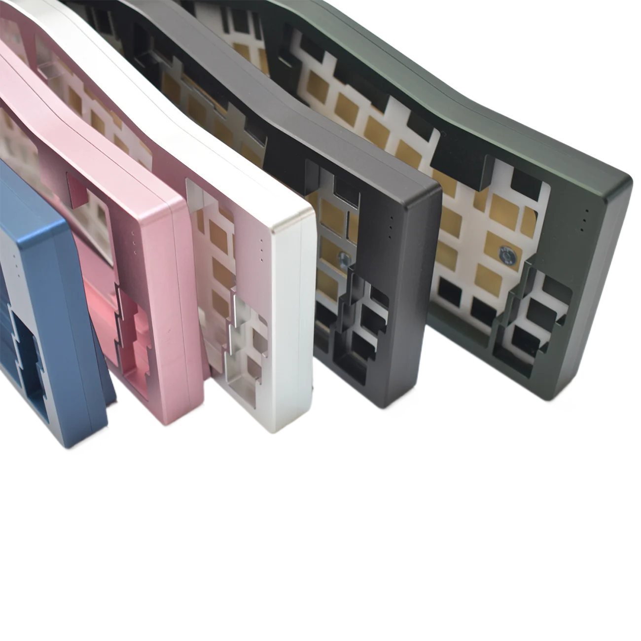 Stainless Steel SUS304 SUS303 Injection Molding 81-Key Mount Mechanical CNC Keyboard Case Kit